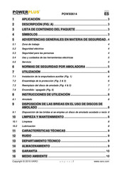 Powerplus POWX0614 Manual De Instrucciones