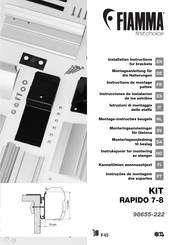 Fiamma 98655-222 Instrucciones De Instalación