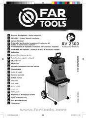 Far Tools BV 2500 Traduccion Del Manual De Instrucciones Originale