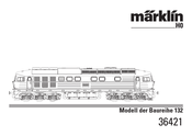 marklin 132 Serie Manual De Instrucciones