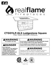 RealFlame CT0011LP-GLS Manual Del Usuario