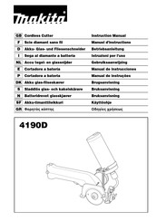 Makita 4190D Manual De Instrucciones