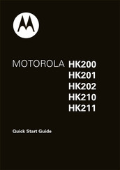 Motorola HK200 Guia De Inicio Rapido