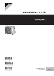 Daikin RXF25A2V1B Manual De Instalación