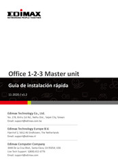 Edimax Office 1-2-3 Master unit Guía De Instalación Rápida