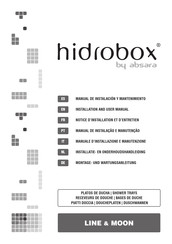 Absara hidrobox LINE & MOON X Serie Manual De Instalación Y Mantenimiento