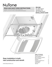 NuTone ZN110H Guia De Instalacion