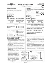 Sioux Tools 5375AP Manual Del Usuario