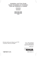 Kohler Finial K-360 Guía De Instalación Y Cuidado