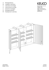 KEUCO UNIVERSE 12704 Instrucciones De Montaje