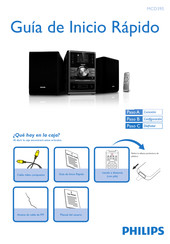 Philips MCD395 Guia De Inicio Rapido