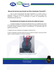 Purexhaust TemuCATT Manual De Servicio