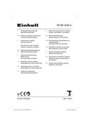 EINHELL TC-ID 18 Li-Solo Manual De Instrucciones Original