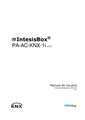 Intesis IntesisBox PA-AC-KNX-1i Manual De Usuario