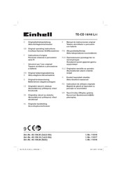 EINHELL 45.139.26 Manual De Instrucciones Original