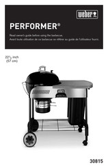 Weber Performer 30815 Manual De Instrucciones