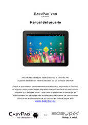 Easypix EasyPad 740 Manual Del Usuario