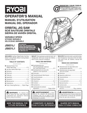Ryobi JS651L1 Manual Del Operador