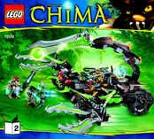 LEGO Legends of Chima 70132 Manual De Instrucciones