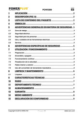 Powerplus POWX089 Manual De Instrucciones