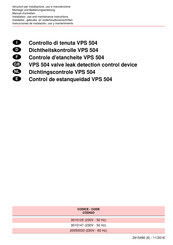 Riello VPS 504 Instrucciones De Instalación, Uso Y Mantenimiento