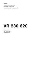 Gaggenau VR 230 620 Instrucciones De Instalación