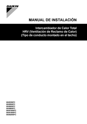 Daikin VAM800FC Manual De Instalación