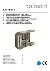 Velleman BATTEST2 Manual Del Usuario