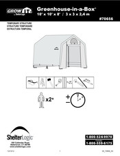 ShelterLogic GROW IT Greenhouse-in-a-Box Manual De Instrucciones