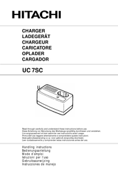 Hitachi UC 7SC Instrucciones De Manejo