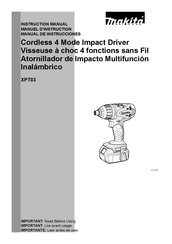 Makita XPT03 Manual De Instrucciones