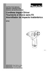 Makita DT01 Manual De Instrucciones