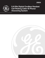 GE 25833 Manual Del Usuario