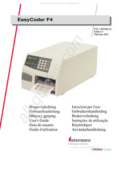 Intermec EasyCoder F4 Guía De Usuario