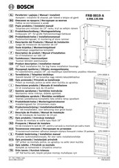 Bosch MPH 0010 A Descripción Del Producto / Manual De Instalación