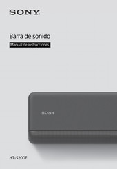 Sony HT-S200F Manual De Instrucciones