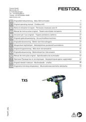 Festool TXS LI 2.6 Manual De Instrucciones Original