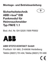 ABB FM/E 1.1 Instrucciones De Instalación Y Funcionamiento