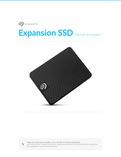 Seagate Expansion SSD Manual De Usuario