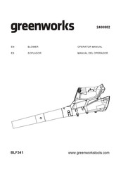 GreenWorks BLF341 Manual Del Operador