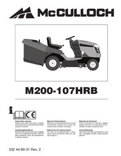 McCulloch M200-107HRB Manual De Las Instrucciones