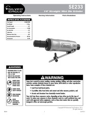 Silver Eagle SE233 Instrucciones De Operación
