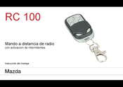 Mazda RC 100 Instrucción De Montaje