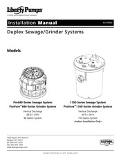 Liberty Pumps 1100 Serie Manual De Instalación