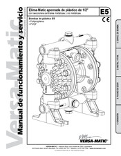 Versa-Matic E5 Manual De Funcionamiento Y Servicio