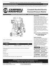 Campbell Hausfeld PW150100 Manual De Instrucciones Y Lista De Piezas