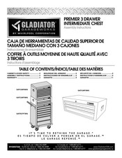 Gladiator Garageworks GATR27P7WG Instrucciones De Ensamblaje