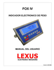 Lexus FOX IV Manual Del Usuario