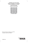 Kohler K-2187 Guía De Instalación Y Cuidado