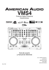 American Audio VMS4 Guía De Usuario Y Manual De Referencia